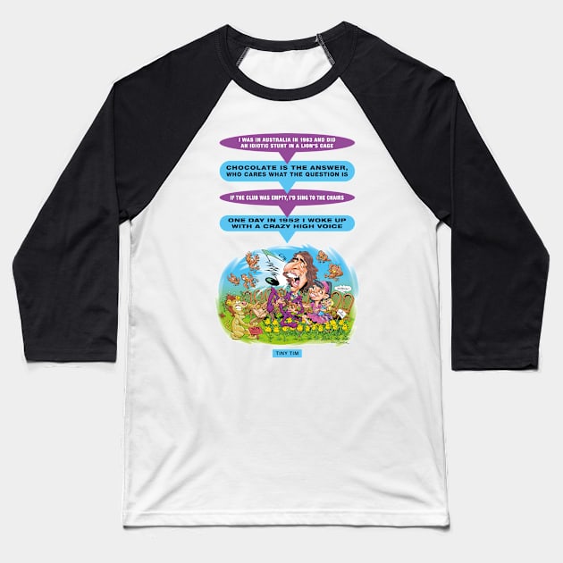 Tiny Tim Baseball T-Shirt by PLAYDIGITAL2020